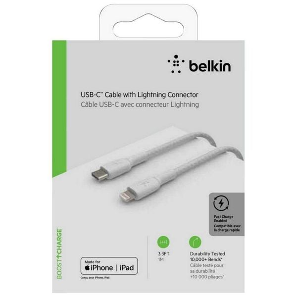 Cable USB-C to Lightning  Belkin BoostCharge up to 18W