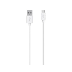 Cable USB-A to Micro Belkin Mixit ChargeSync White