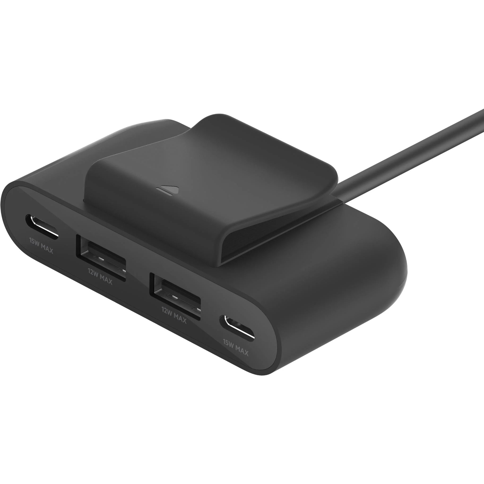 HUB USB-C  Belkin BoostUp Charge 4 Port USB Power Extender Up to 30W Black