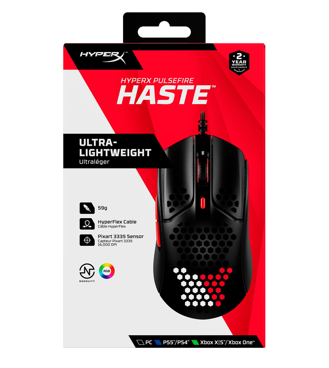 Mouse HyperX Pulsefire Haste - Albagame