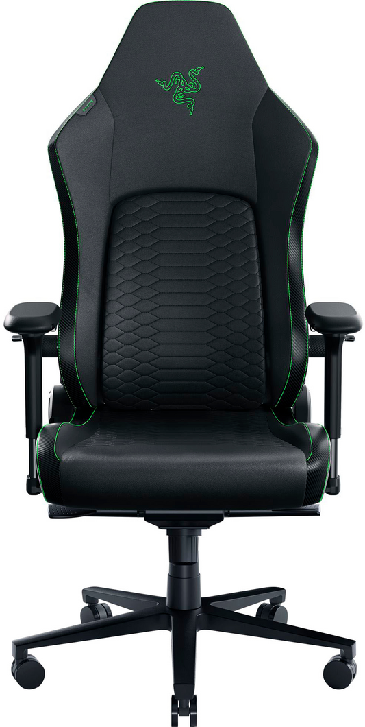 Chair Razer Iskur V2 , Adjustable Lumbar , EPU Leather Black/Green - Albagame