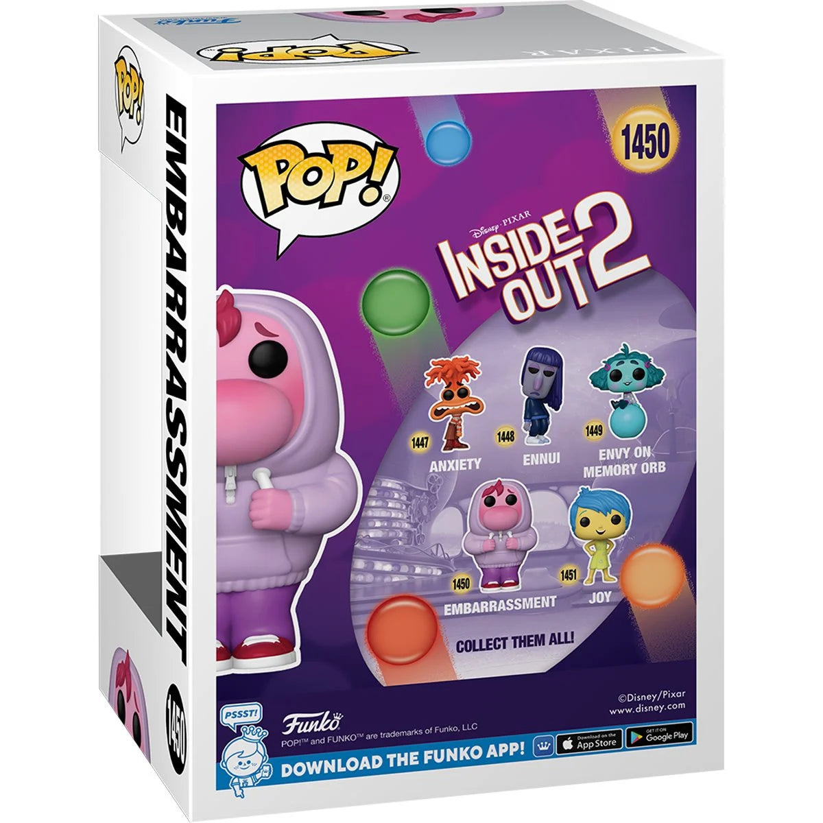 Figure Funko Pop! Disney 1450: Inside Out 2 Embarrassment