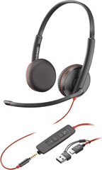 Headset Poly Plantronics Blackwire 3225 - Albagame