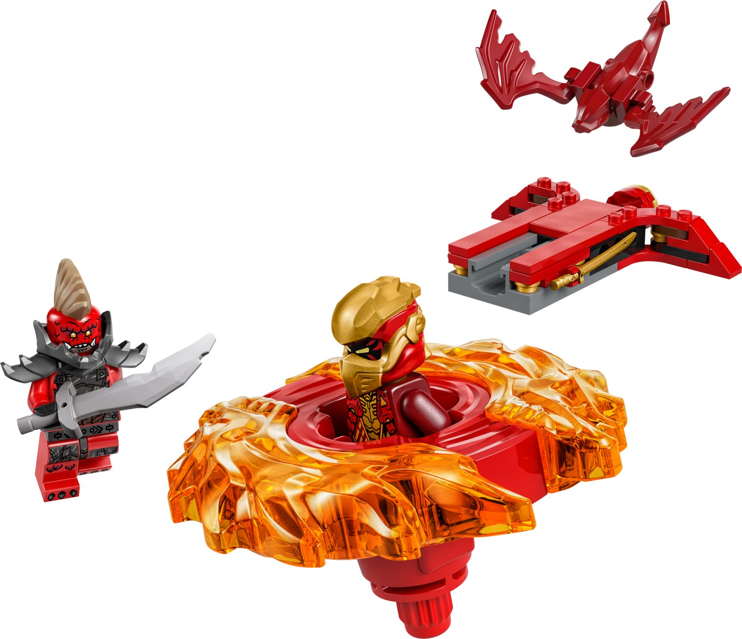 Lego Ninjago Kai's Dragon Spinjitzu Spinner 71823