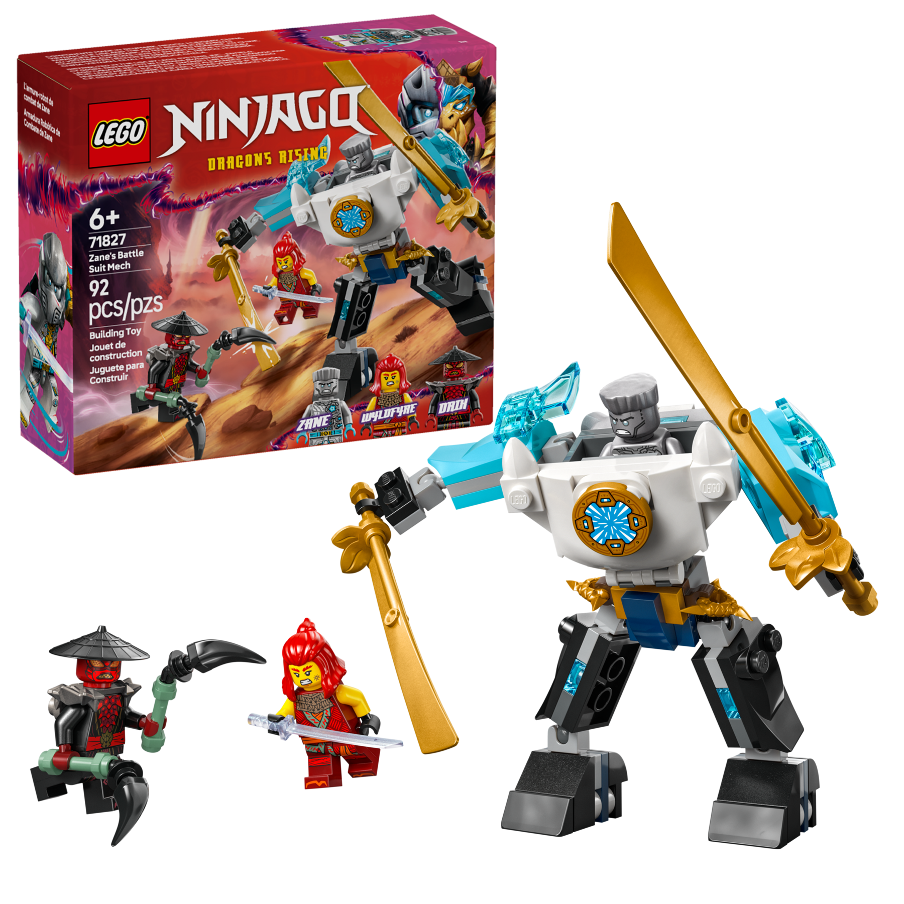 Lego Ninjago Zane's Battle Suit Mech 71827