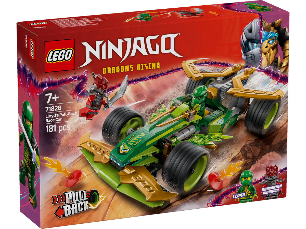 Lego Ninjago Lloyd's Pull-Back Race Car 71828