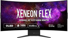 Monitor 45" Corsair XENEON FLEX 45WQHD240 bendable Gaming , Curved , 3440x1440p 240Hz OLED 100% P3 - Albagame