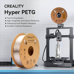 Filament CREALITY Hyper-PETG White for 3D Printer , fast print , chemical sunlight resist , 1kg 1.75 , 3301030040