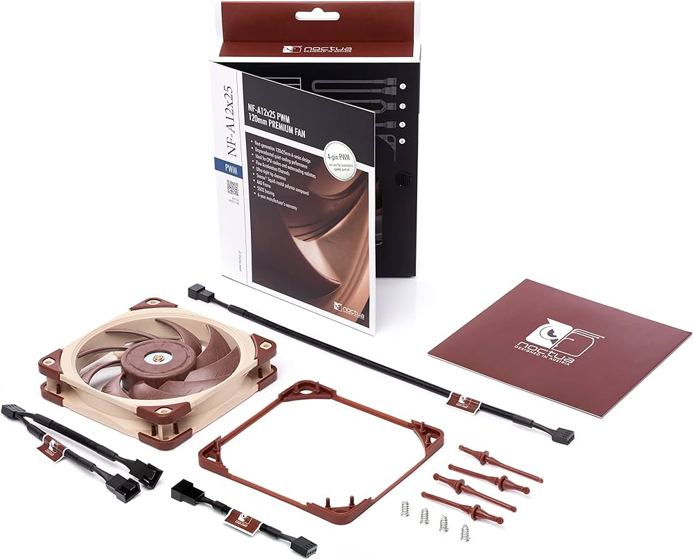 Fan Noctua NF A12x25 PWM , 1x 120mm - Albagame