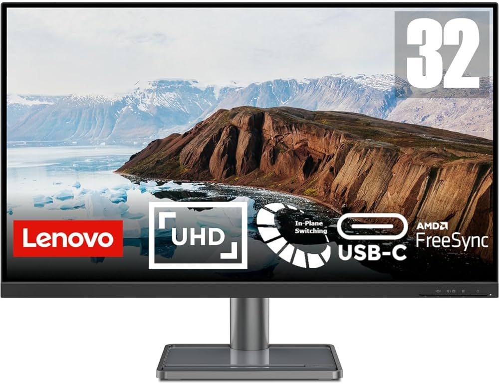 Monitor 32" Lenovo L32p-30 Business , UHD 4K IPS 90%DCI-P3 - Albagame