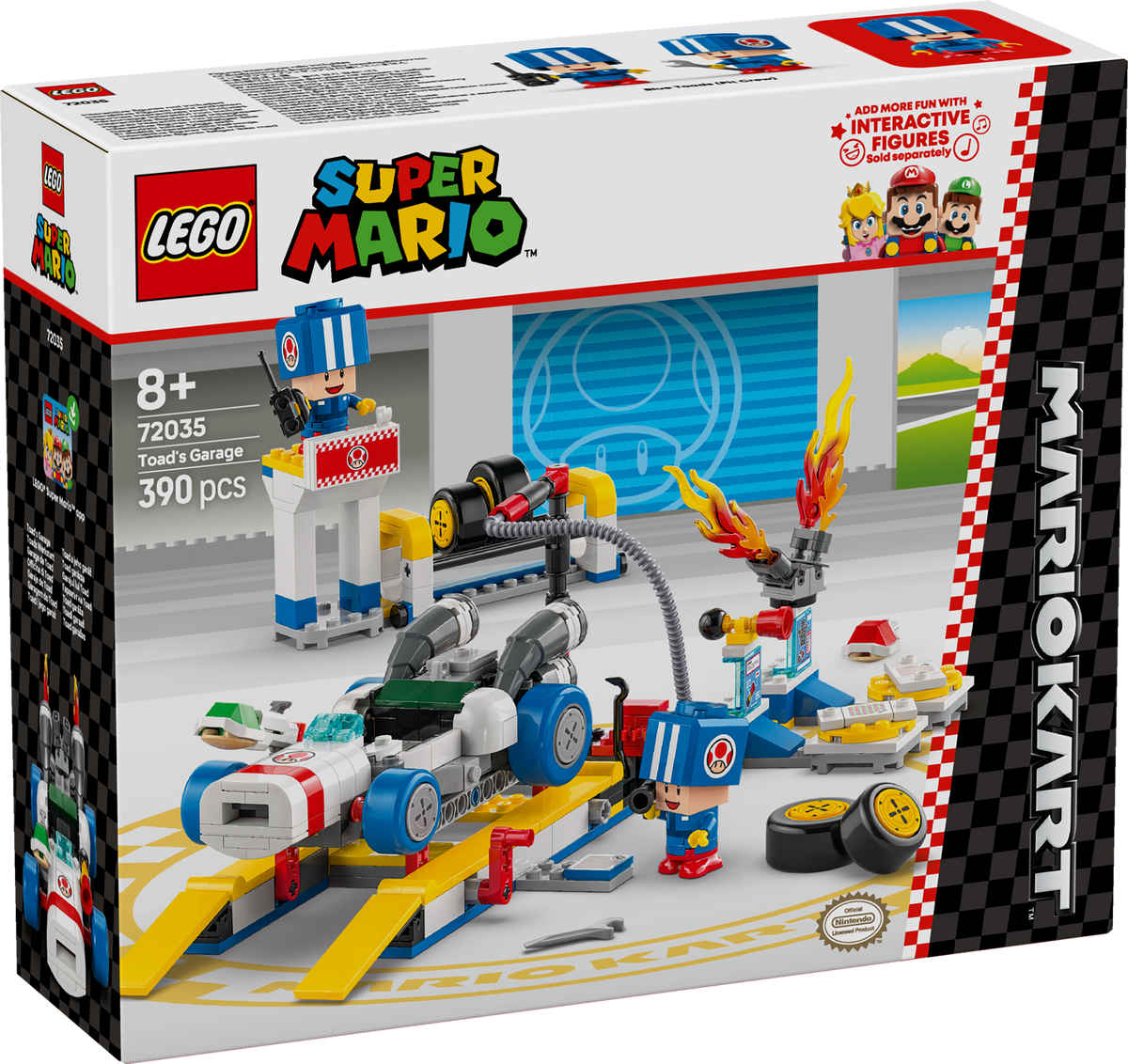 Lego Super Mario Mario Kart Toads Garage 72035