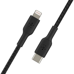 Cable USB-C to Lightning Belkin BoostCharge Braided Black