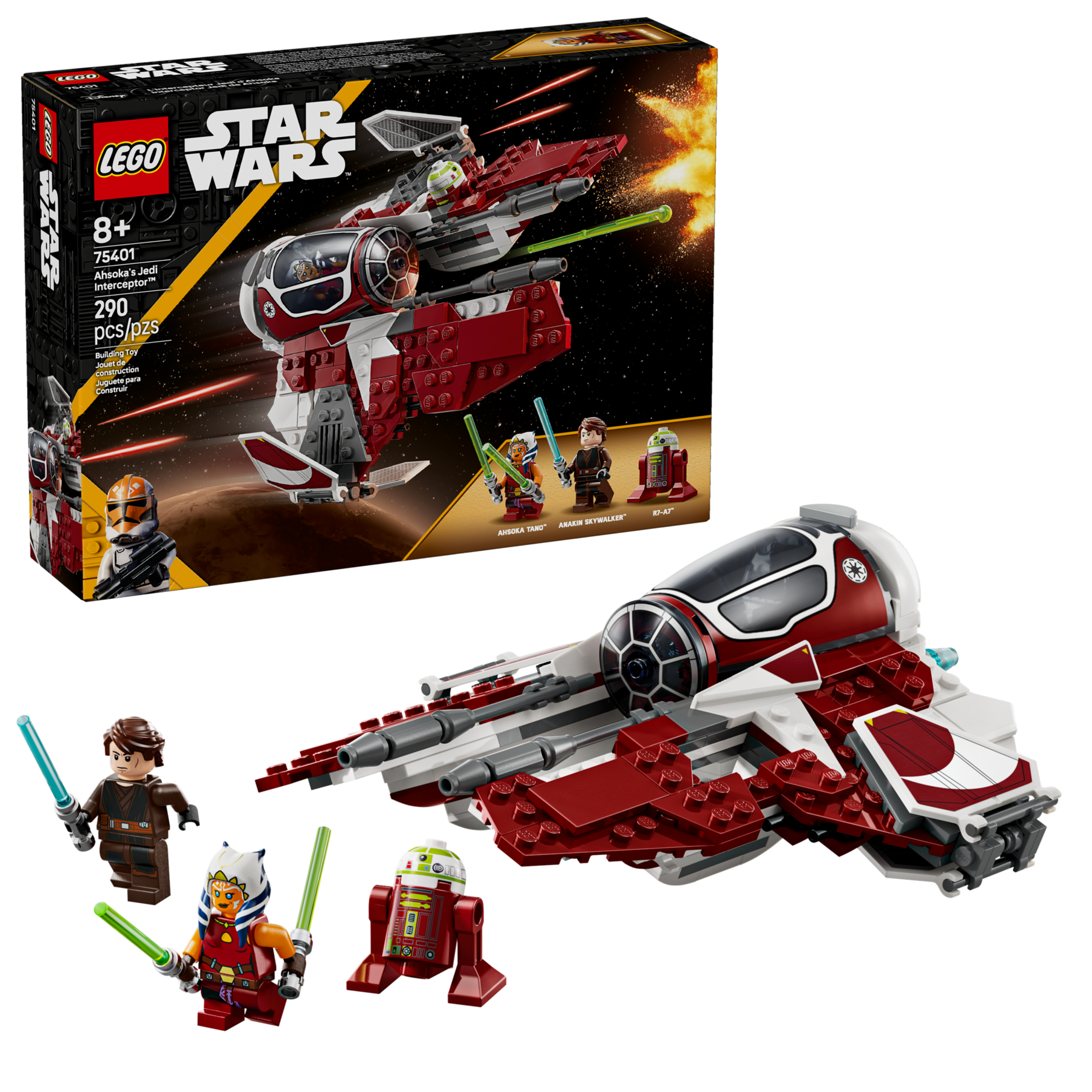 Lego Star Wars Ahsoka's Jedi Interceptor 75401