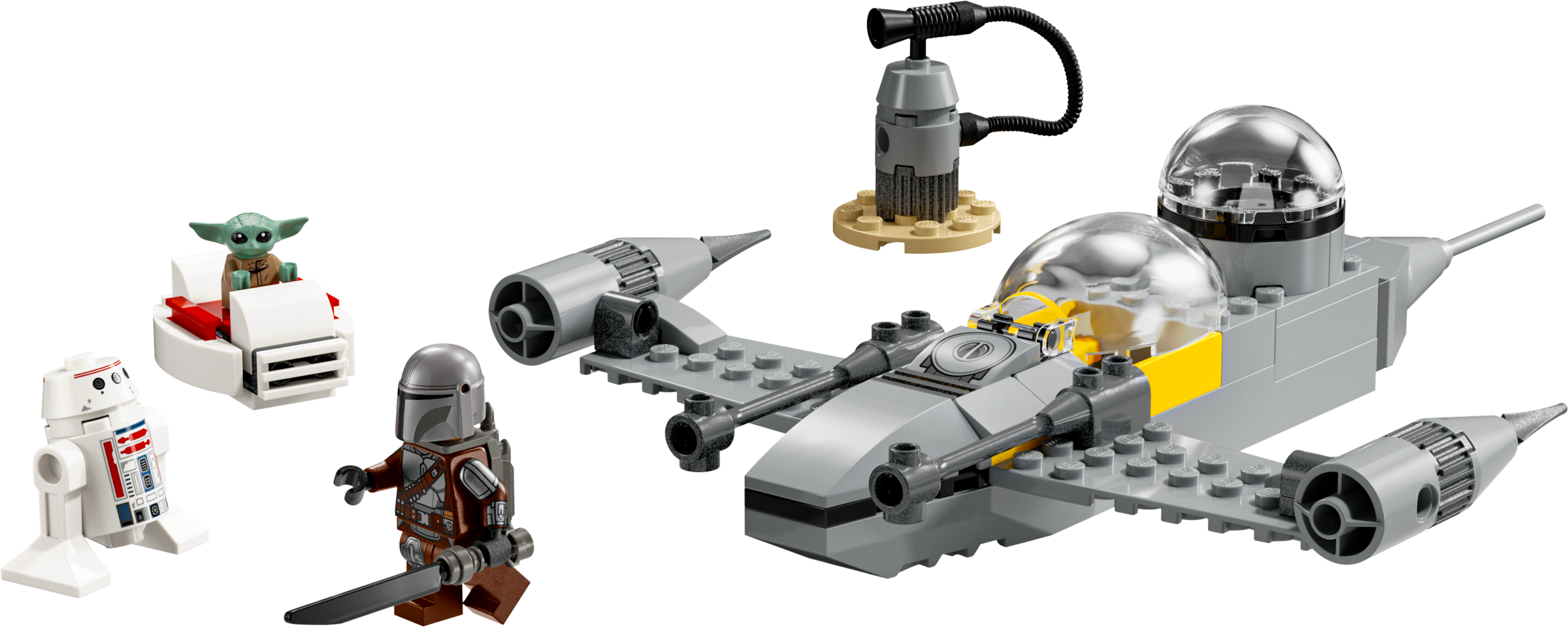 Lego Star Wars Mando and Grogu's N-1 Starfighter 75410