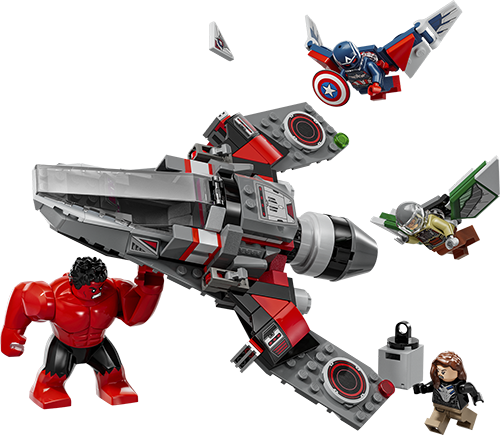 Lego Marvel Captain America VS Red Hulk Duel 76292