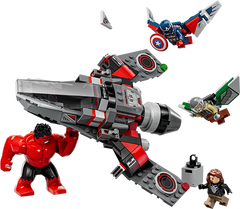 Lego Marvel Captain America VS Red Hulk Duel 76292