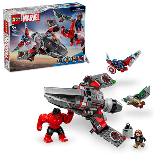 Lego Marvel Captain America VS Red Hulk Duel 76292