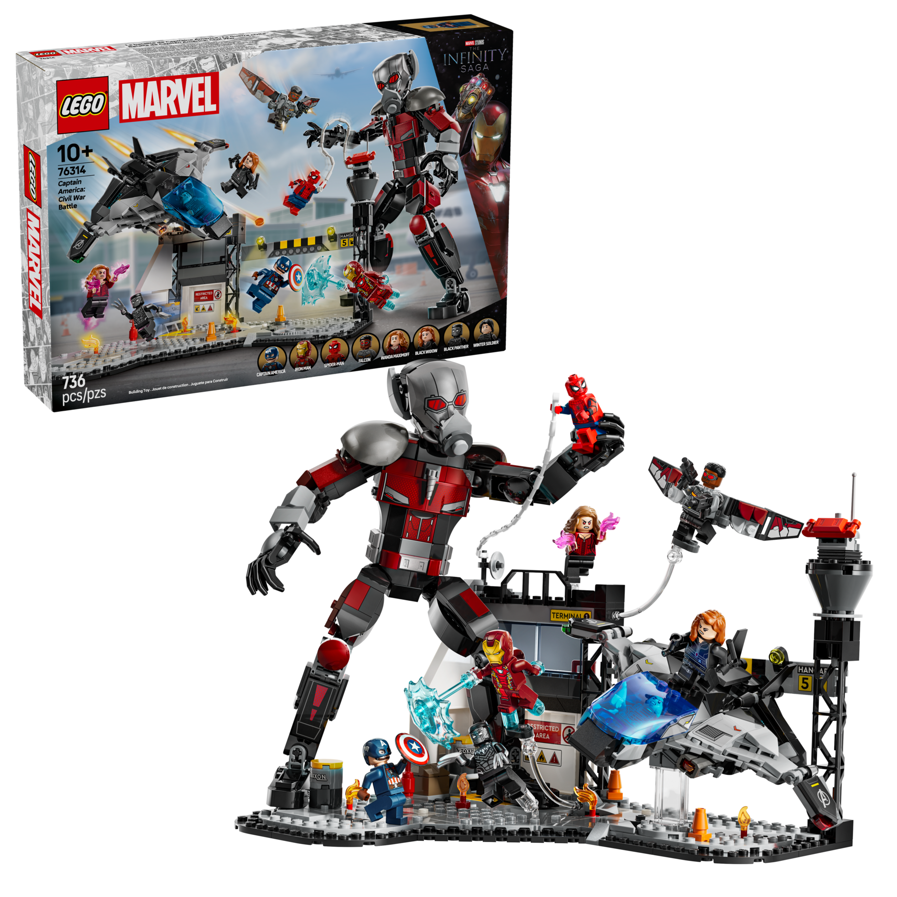 Lego Marvel Captain America: Civil War Action Battle 76314