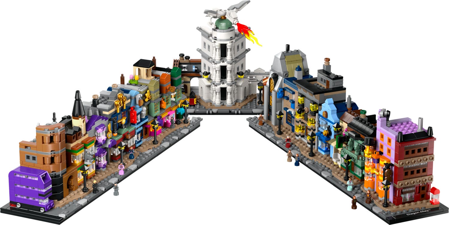 Lego Harry Potter Diagon Alley Wizarding Shops 76444