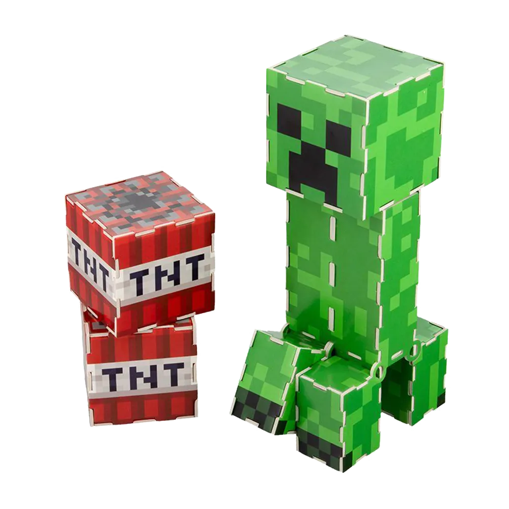 Puzzle 3D Minecraft Creeper Construction Kit