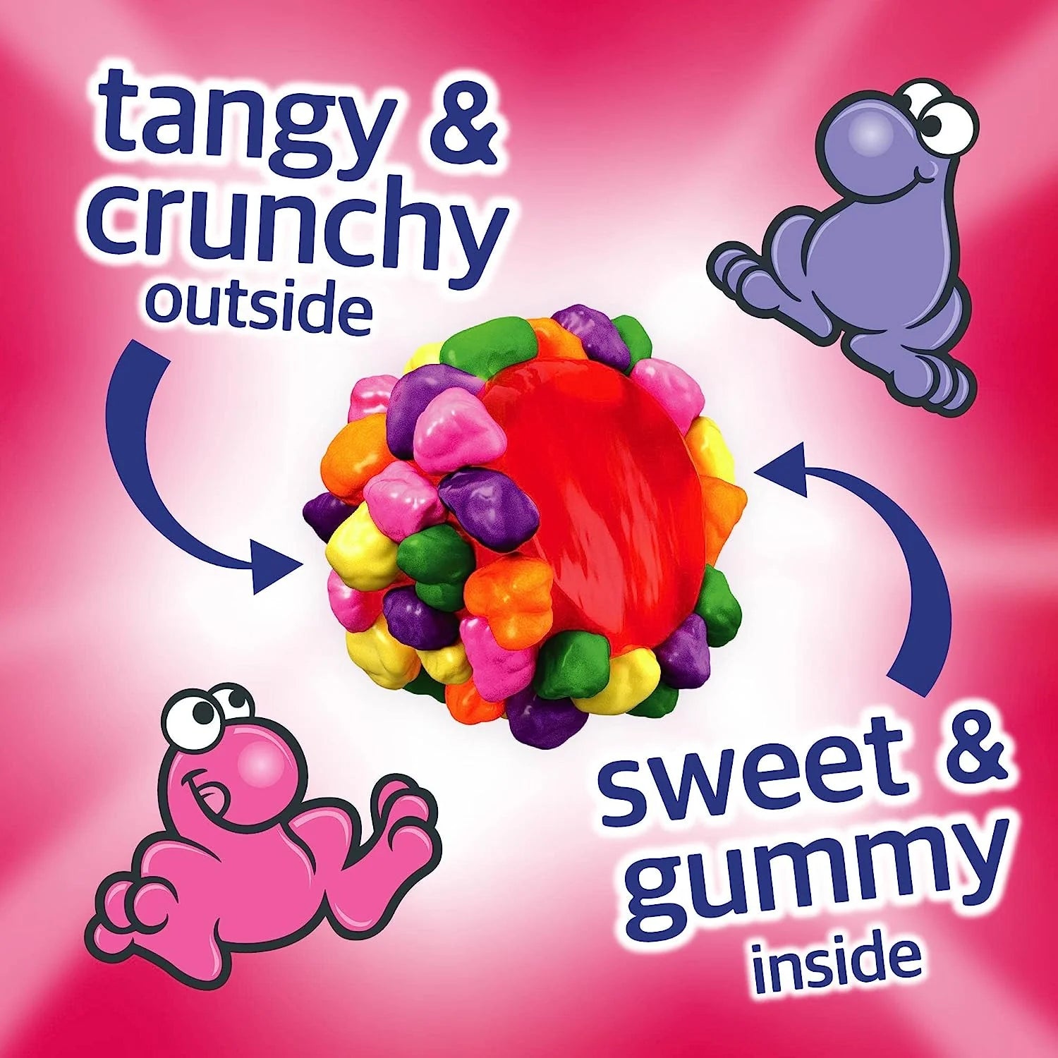 Candy Nerds Gummy Clusters 142Gr