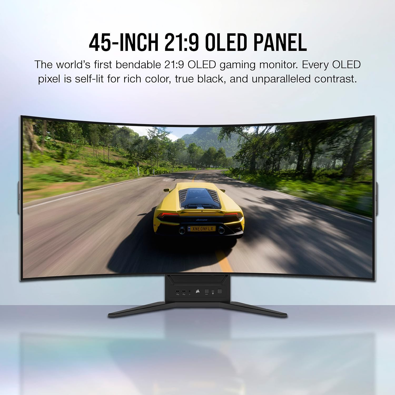 Monitor 45" Corsair XENEON FLEX 45WQHD240 bendable Gaming , Curved , 3440x1440p 240Hz OLED 100% P3 - Albagame