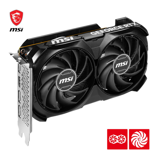 GPU MSI VENTUS 2X BLACK OC GeForce RTX 4060 8GB GDDR6