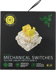 Switches / Keys Razer , Yellow Linear and Silent Mechanical - Albagame