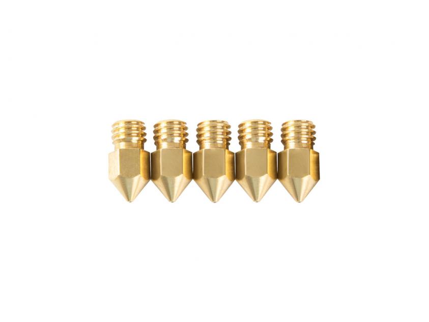 Brass Nozzle Kit CREALITY 0,4mm 6x13mm (x5 pcs), 4004020010