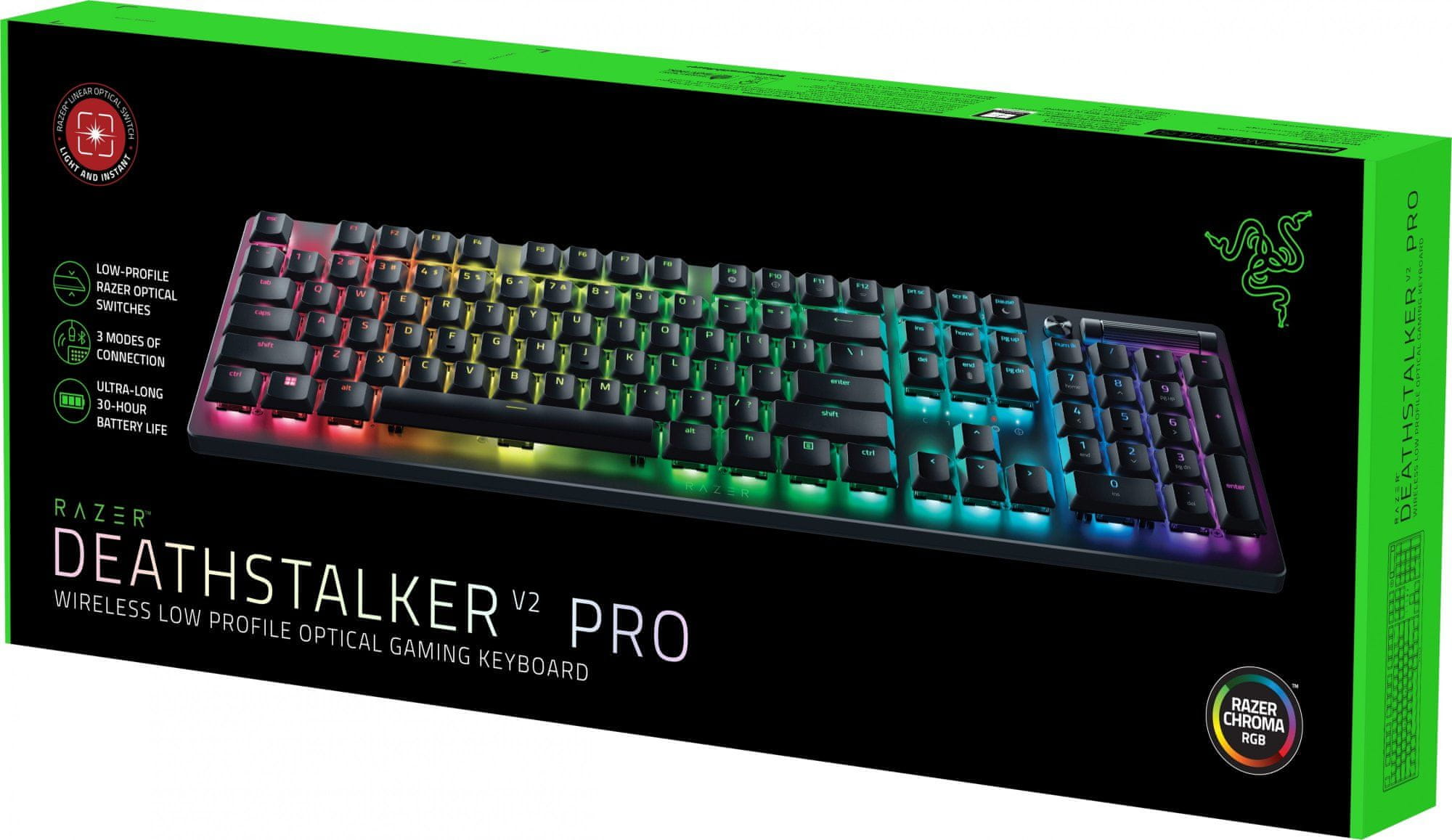 Keyboard Razer DEATHSTALKER V2 PRO Wireless