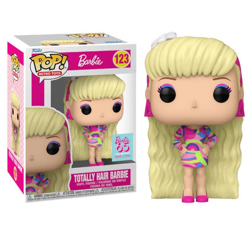 Figure Funko Pop! Retro 123: Barbie 65th Totally Hair Barbie