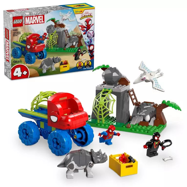 Lego Marvel Spidey Team Spidey Dino Crawler Rescue 11199