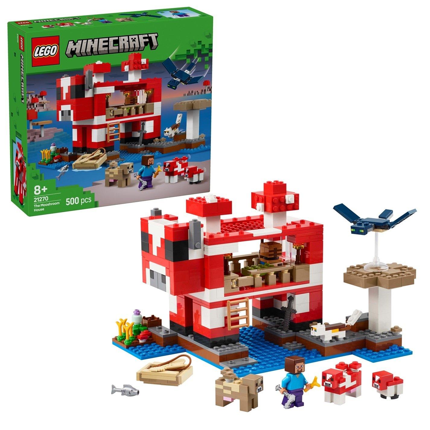 Lego Minecraft The Mooshroom House 21270