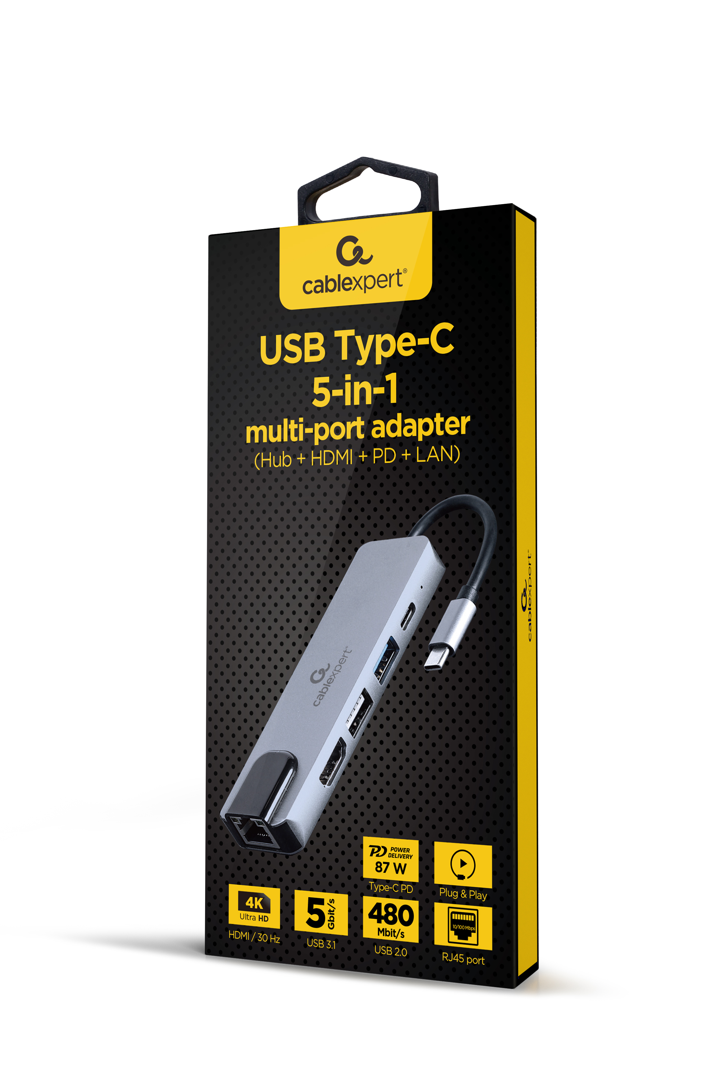 Adapter USB-C Gembird Cablexpert - Albagame