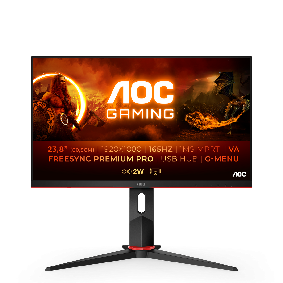 AOC Gaming 23.8" FHD 165Hz 1ms - Albagame