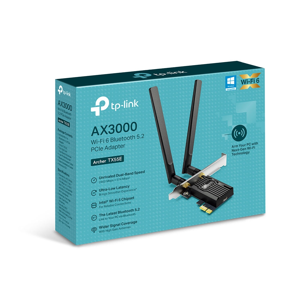 Adapter PCIe TP-Link Archer TX55E AX3000