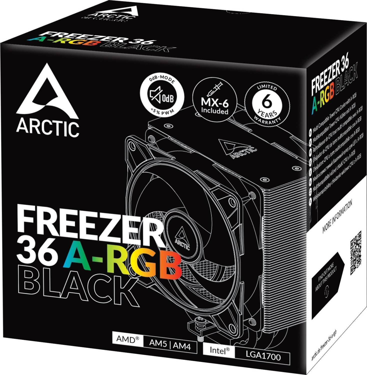 Cooler ARCTIC Freezer 36 ARGB - Albagame