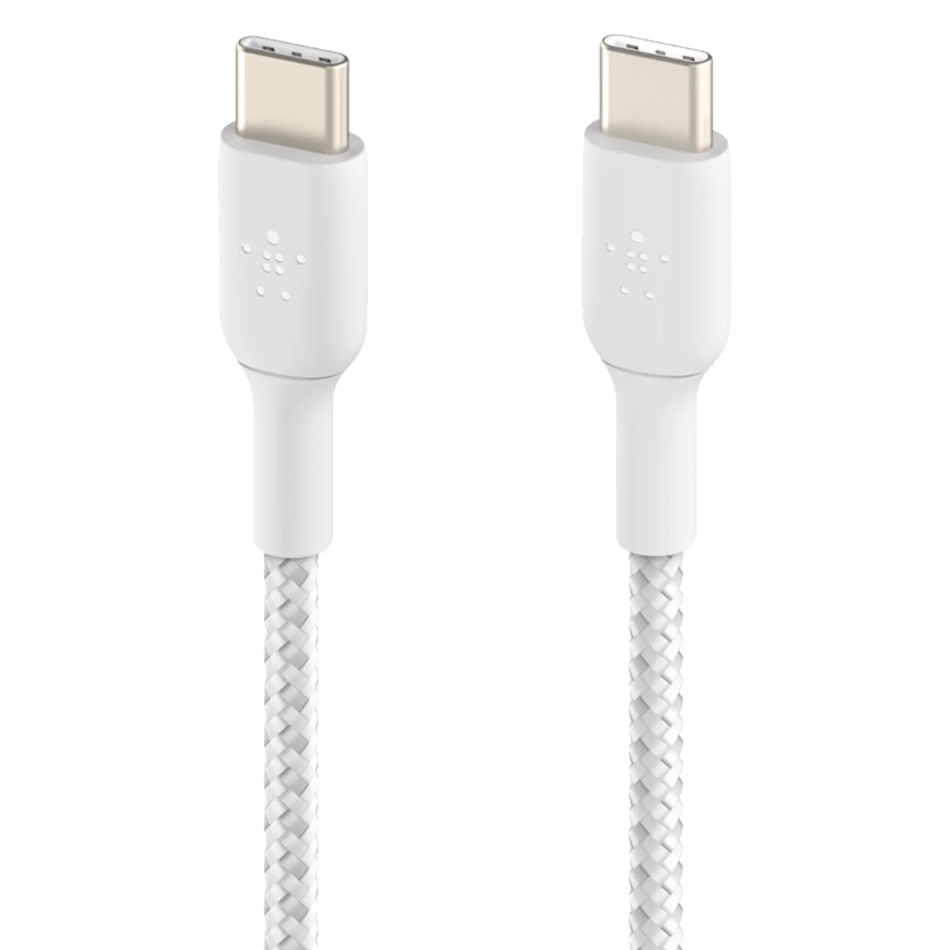 Cable USB-C to USB-C Belkin BoostCharge Braided White