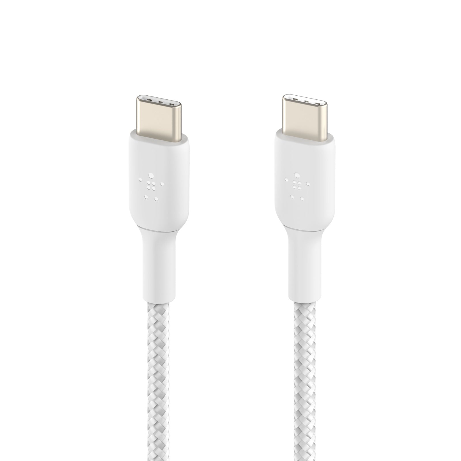 Cable USB-C to USB-C Belkin BoostCharge Up to 60W Braided White 15cm