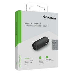 CarCharger Belkin 1x USB-C up to 20W PD