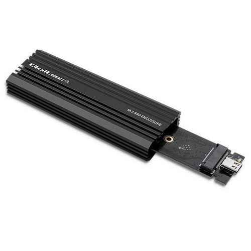 Case USB-C to M.2 NVMe SSD Enclosure  Qoltec
