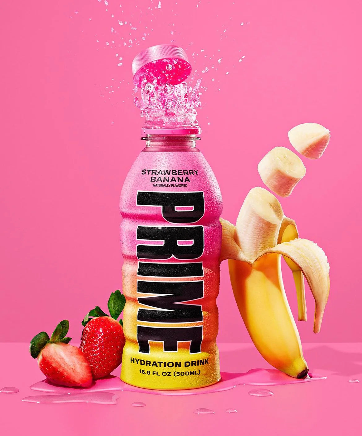 Prime Hydration Strawberry Banana 500ML - Albagame