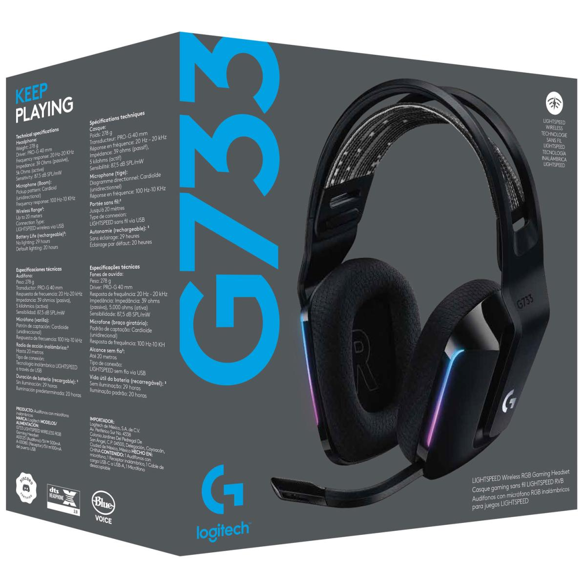 Headset Logitech G733 - Albagame