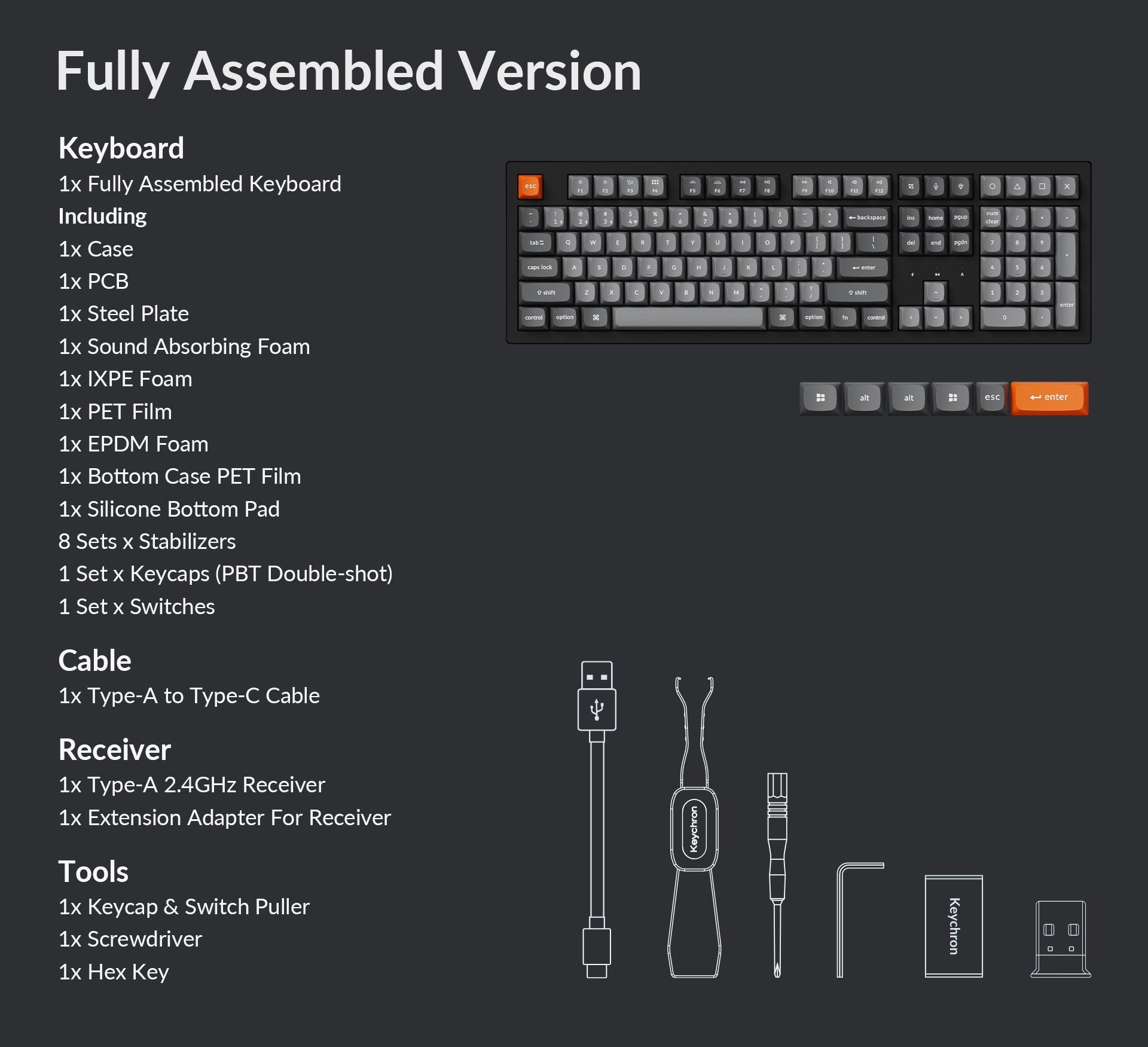 Keyboard Keychron K10 Max  K10M-H1