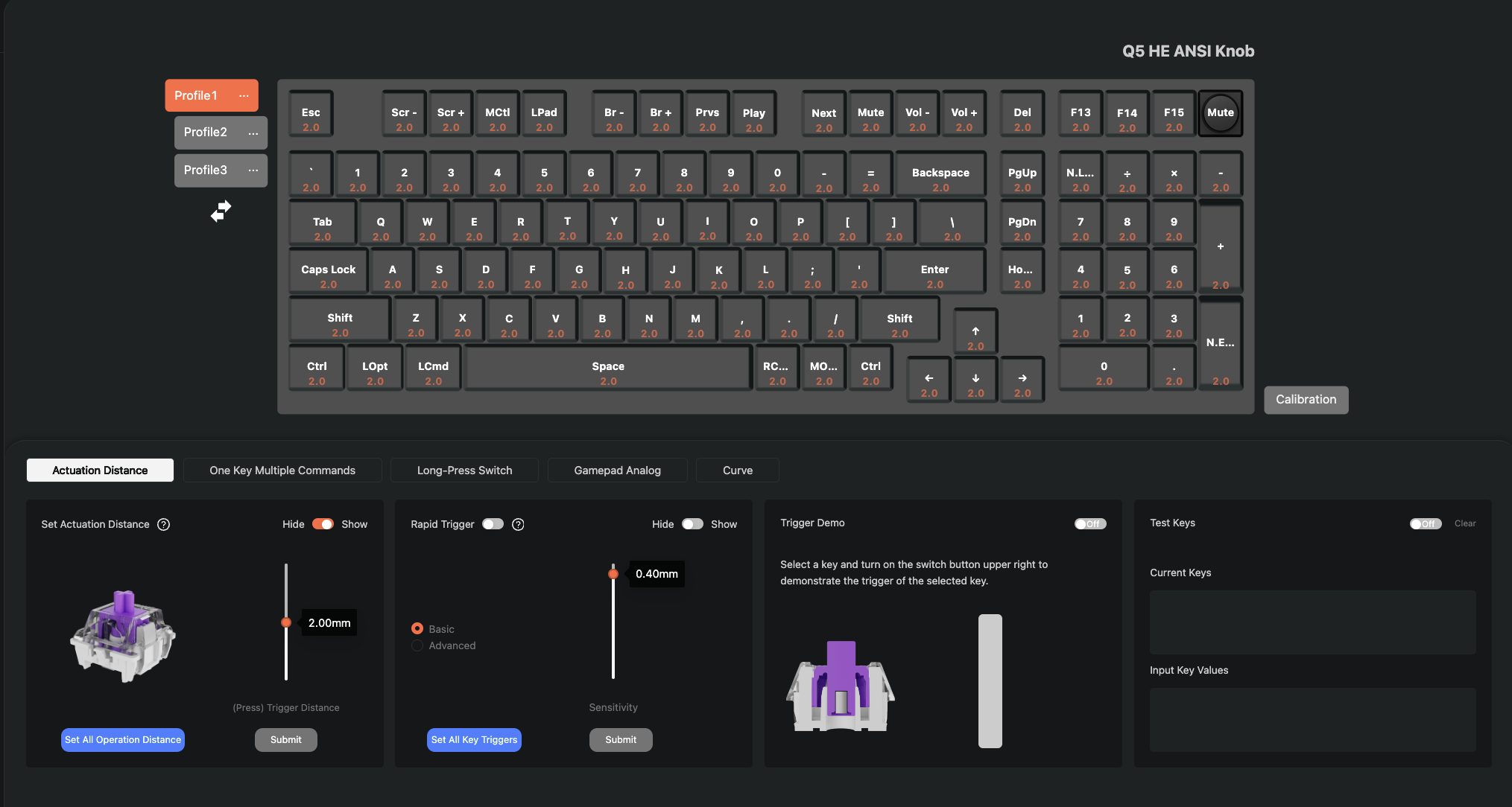 Keyboard Keychron Q5 HE  Q5H-M1