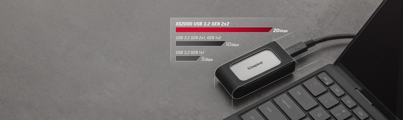 SSD External 1TB Kingston XS2000