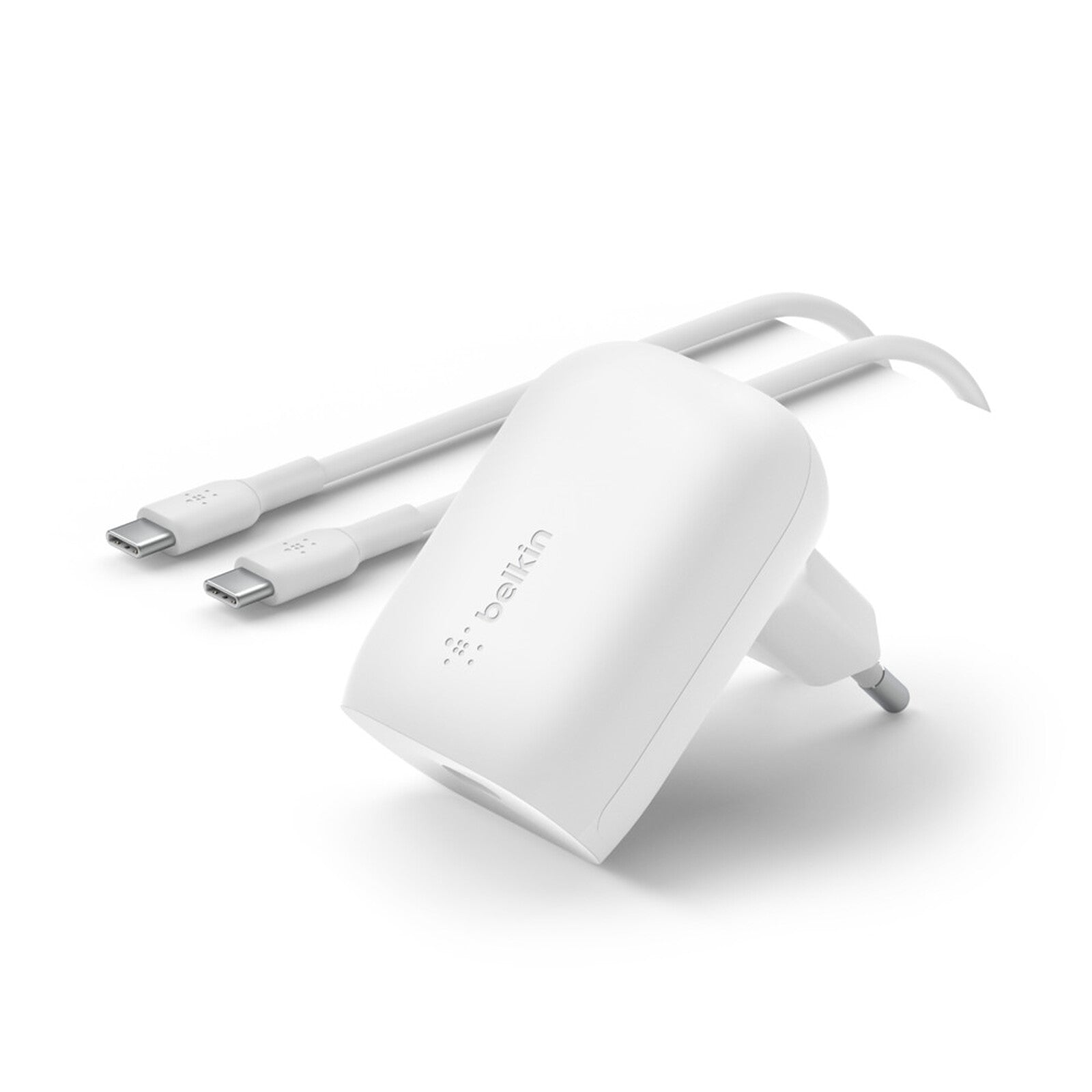 Charger Belkin Dual USB-C 1x Up to 30W White