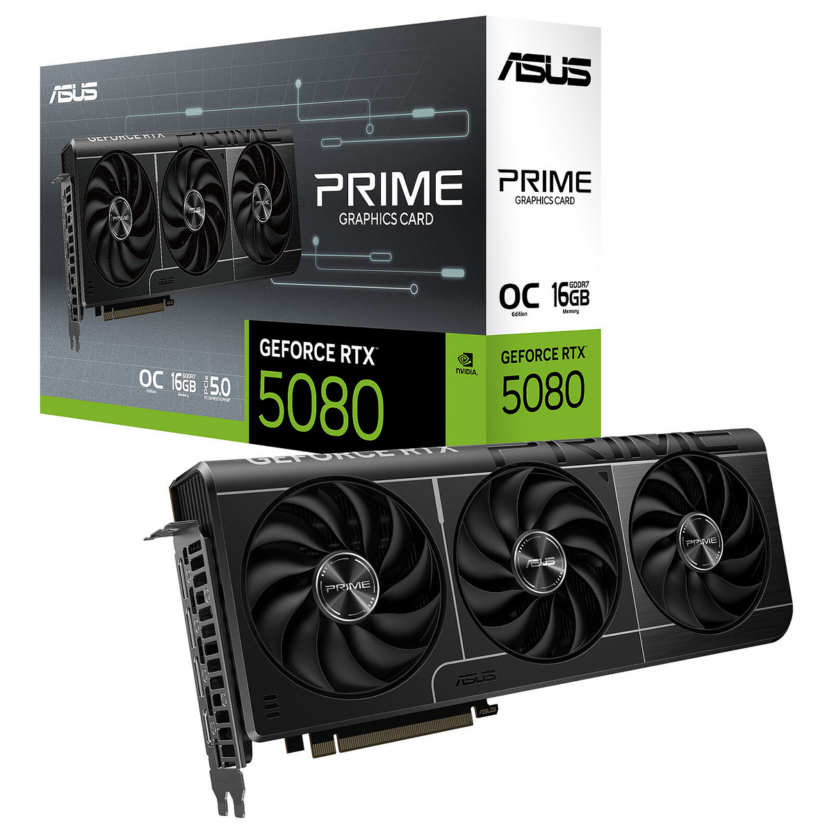 GPU ASUS PRIME OC Edition GeForce RTX 5080 16GB GDDR7