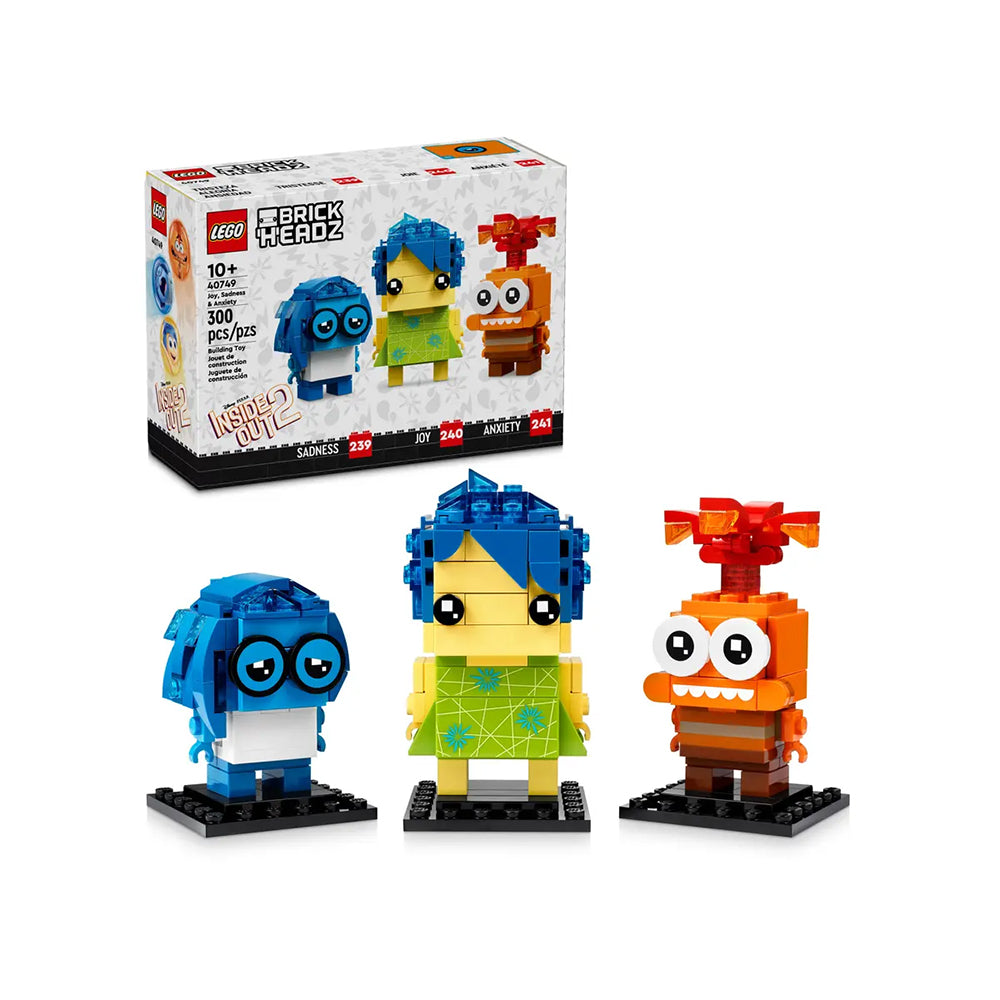 Lego Brickheadz Disney Inside Out 2 Joy, Sadness & Anxiety 40749