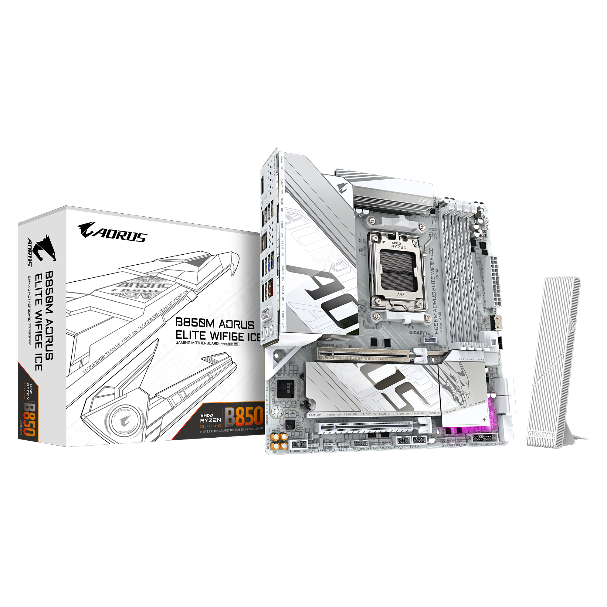 Motherboard Gigabyte B850M AORUS ELITE WIFI6E ICE